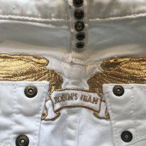 Robin's Jeans White - Waist 30" Inseam 31"